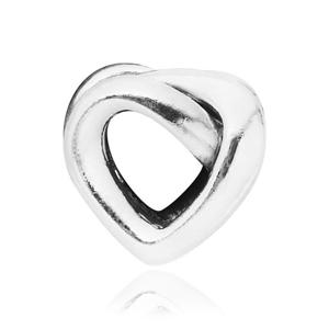 판도라 798081 노티드 하트 실버 참