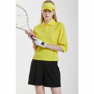 네버마인드올 여성 몰리 돌먼 카라 반팔티_NF06STS521YW