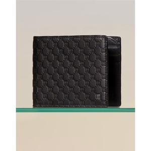 [닥스ACC] [선물포장/쇼핑백동봉] 블랙 루이스 엠보 DD 패턴 반지갑 DBWA5F374