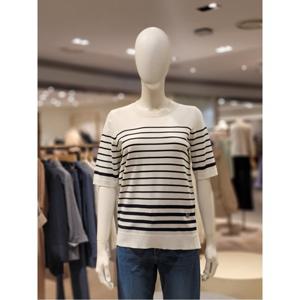 더레노마 스트라이프 라운드 니트 (R3G22KPO020)