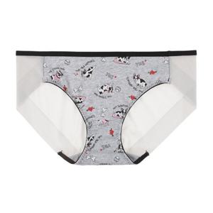 [보디가드]프렌치 불독 그레이 면스판 여성햄팬티YOWPW807