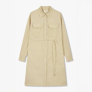 [스튜디오 톰보이]아웃포켓 롱 셔츠원피스(양말 증정) (9105141105)