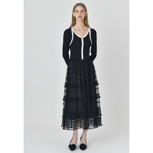 [샤틴]샤 패치 니트 원피스/S243M956_CC