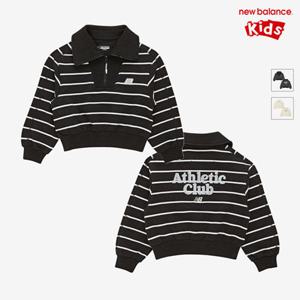 [뉴발란스키즈] NK9CF3802G(19) 블랙 NBgC) 여아 카라 스트라이프 스 셔츠