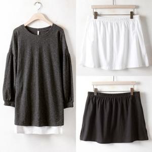 나야홍 / 위쉬몰 WW 레이어드미니스커트(3094H507) 빅사이즈