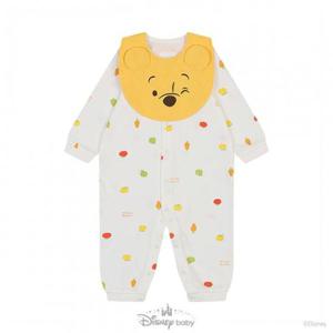 [디즈니베이비]푸후르츠우주복(턱받이)(CREAM) 79S117503