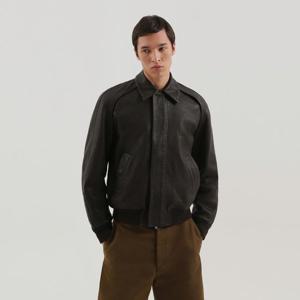 1989 스튜디오 브라운 텍스처드 가죽 재킷 F04MLB002LEA002 250