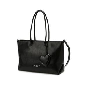 [질스튜어트ACC] JABA5F760BK [젤리백] 블랙 글로시 가죽 숄더백 XL (16인치노트북수납)