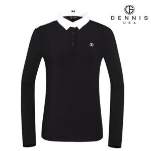 [데니스골프]에리배색봄긴팔카라티 NAPALTS057BK_JJ