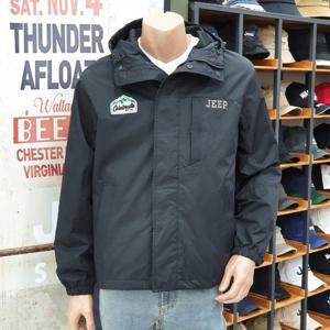 [지프]JO3TSU252 테잎 장식 후드 2023년 검정 점퍼_SC