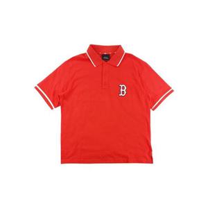 MLB 공용 베이직 오버핏 카라 반팔티 31TSQ2131-43R