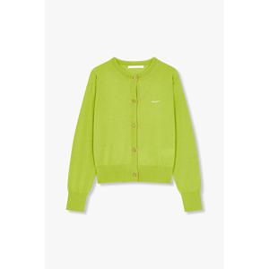 지컷 (7215250203) 자수 로고 베이직 니트 가디건