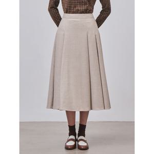 [빈폴레이디스]울 혼방 플레어 스커트 아이보리 (BF4X27C050)