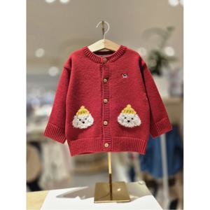 블루독베이비 10 25FW (RD) 베이비퍼피 가디건 (45C1920002)