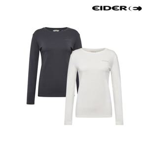 아이더 [택가 79,000원] 여성 BASE (베이스)   긴팔 라운드 티셔츠 DWU25252