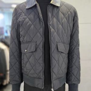 [바쏘]남자 가을 블랙 카라배색 경량 패딩 점퍼 WSAFZ5UA01A