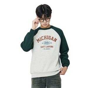 [소이] 남자 가을신상 싱글합포래글런맨투맨티(25F1405)