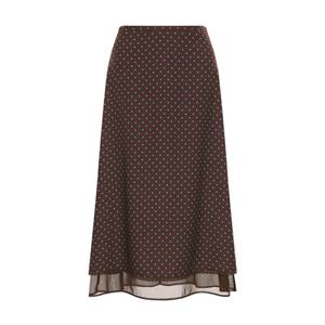 [올리브데올리브] OE5AS813 세미A라인 도트 스커트