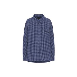 [올리브데올리브] OW5AB885 자수 장식 포켓 체크 셔츠