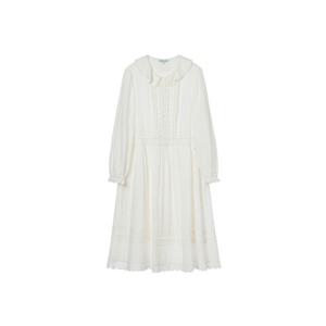 [올리브데올리브] OE5AO861 레이스 핀턱 프릴 장식 원피스