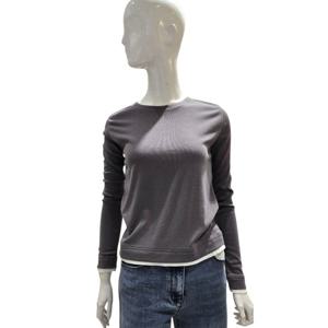 [에이비에프지]화이트면티 레이어드 라운드넥 티셔츠 AGNZ5HK48G