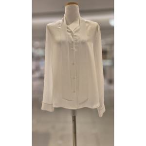 숲  쉬폰 V넥 타이 블라우스 (SB9LS91)