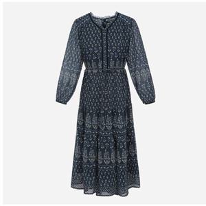 [써스데이아일랜드](T256MOP173W)네크 벨벳 포인트 플라워 원피스