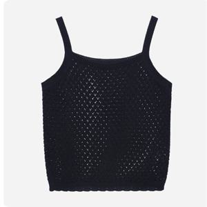 [써스데이아일랜드](T256MVT134W)크로셰 끈나시 베스트