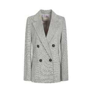 [JJ지고트]린넨 잔체크 백 벨트 재킷 GM7M0JK90