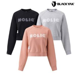 여성 클라이밍 홀릭 미드기장 맨투맨 bcc 크롭 티셔츠 1BYSSFU501 GD