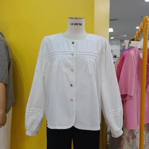 르피타 DP01 3줄 턱  라운드블라우스 L253BBL955