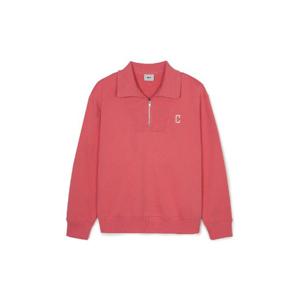 M MLB긴팔티 GQC 3AMTB0944-45PKS 베이직 스몰로고 오버핏 반집업 맨투맨 클리블랜드 가디언스