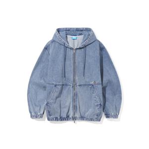 [유씨엘에이]남녀공용 데님 후드 집업 재킷[UB3DJ80]