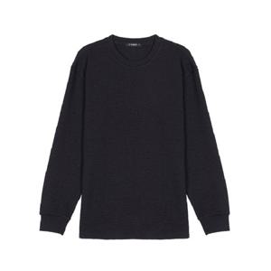 [뱅뱅]남녀공용 라운드 엠보싱 긴팔 티셔츠 (CTL602)