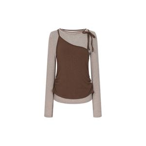 [올리브데올리브] OW5AE820 홀터 레이어드 티셔츠