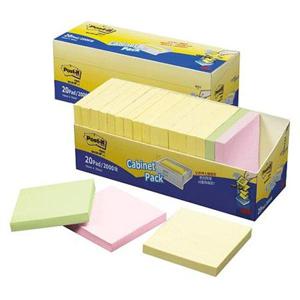 3M 포스트잇 팝업리필 캐비넷팩 KR330-20