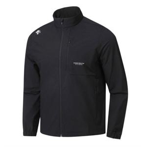 [데상트]데상트 남성 스탠드넥 홑겹 우븐 자켓 SP321TWT92BLK0