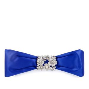 로저비비에 크리스탈 플로럴 새틴 헤어밴드 REWAC110100RS0 B99