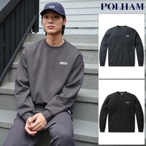 폴햄  남성 무브 더블 피케 그래픽 맨투맨 티셔츠(PHF4TR1720)