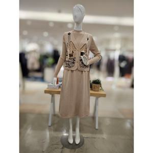 [포커스]MARIO포커스 그림 자수 원피스 FS5A3ST30074