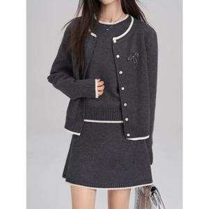 [예쎄][예쎄] 반팔 니트+가디건+스커트 (S5SSE029A)