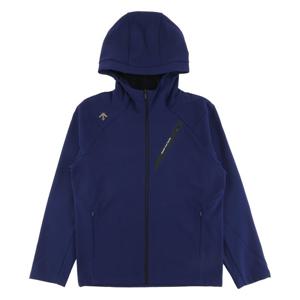 데상트 우븐 엔지니어드 플리스 후드 집업 SP323UWT91NAVY