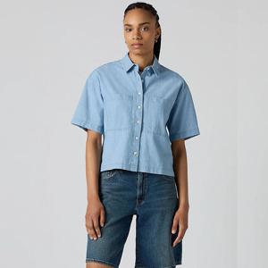 [리바이스]리바이스 여성 할리 숏슬리브 크롭 반팔셔츠 003QI-00