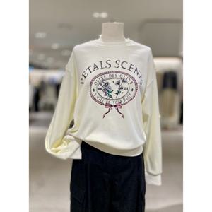 [올리브데올리브] OW5XEA44 시그니처 아트웍 맨투맨 티셔츠