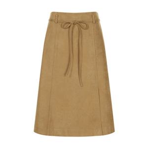 [올리브데올리브] OE5AS855 스웨이드 리본 A라인 스커트