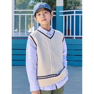 [탑텐키즈]MKF1ES3201 공용) 케이블 스웨터 베스트