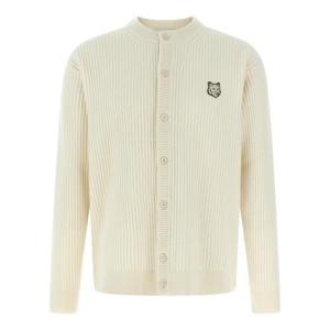 메종키츠네 가디건 PM00508KT1149P700 White