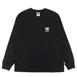 코닥 빅로고 롱 슬리브 티셔츠 K5323ERL11BLK