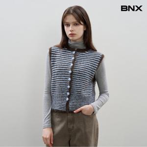 [BNX]스트라이프 니트 베스트 (BX3VT008L0)