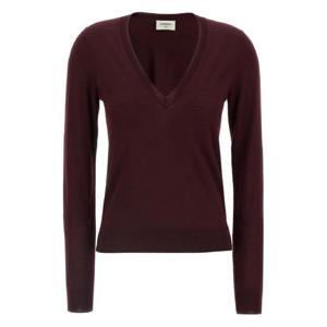 25 FW 생로랑 플런지 넥 커프 소매 스웨터 839793Y76HF TP442272142